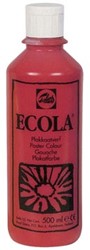 Talens Plakkaatverf Ecola flacon van 500 ml karmijnrood