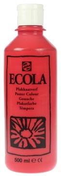Talens Plakkaatverf Ecola flacon van 500 ml scharlakenrood