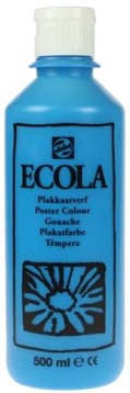 Talens Plakkaatverf Ecola flacon van 500 ml lichtblauw