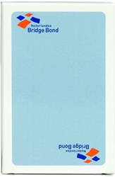 Speelkaarten bridgebond blauw