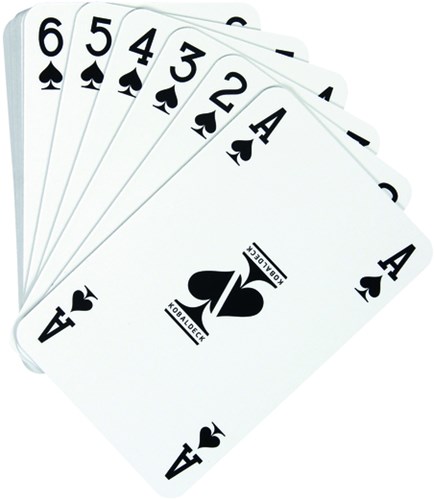 Speelkaarten bridgebond blauw-2