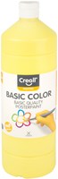 Plakkaatverf Creall basic 01 lichtgeel 1000 ml