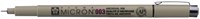 Fineliner Sakura Pigma Micron 003 0.15mm zwart-2