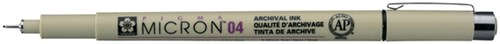 Fineliner Sakura Pigma Micron 04 0.4mm zwart-2