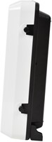 Wandklok met datum Perel Flipover 31cm zwart/wit-1