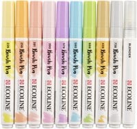 Brushpen Talens Ecoline set à 10 stuks pastel
