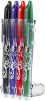 Pilot roller Frixion Ball Set 2 Go blister van 4 stuks: zwart, blauw, rood en groen-2