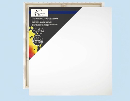 Canvas Nassau fine art 30x30cm 100% katoen