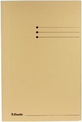 Esselte dossiermap folio chamois beige kleur met kleppen