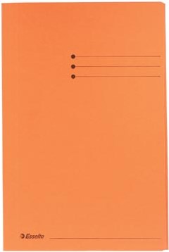 Esselte Dossiermap Folio Oranje Karton 200 Vel
