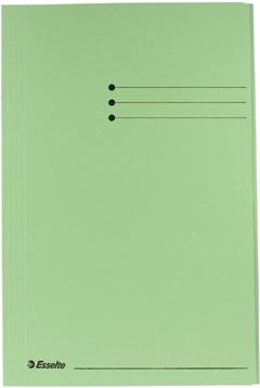 Esselte Dossiermap Karton Groen Folio Formaat 50 Stuk