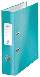 Leitz Wow ordner A4 ijsblauw 8 cm rug