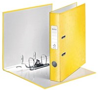 Leitz WOW ordner 2 rings A4 rug van 5 cm geel-2