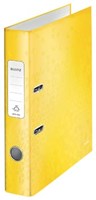 Leitz WOW ordner 2 rings A4 rug van 5 cm geel