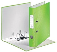 Leitz WOW ordner 2 rings A4 rug van 5 cm groen-2