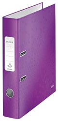 Leitz WOW ordner 2 rings A4 rug van 5 cm paars