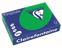 Gekleurd papier  A4  160 g  250 vel  bijartgroen Clairefontaine Trophée Intens