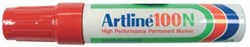 Permanent marker Artline 100 rood