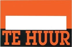 Affiche: Te huur