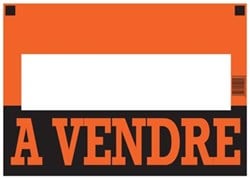Affiche à vendre