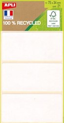 Apli witte etiketten in etui