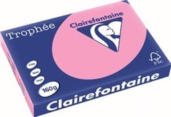 Gekleurd papier A3 160 gram felroze