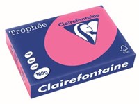 Gekleurd papier  A4  160 g  250 vel  fuchsia Clairefontaine Trophée Intens-2