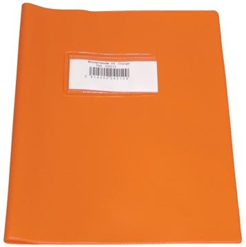 Schriftomslagen oranje schrift 16,5 x 21 cm