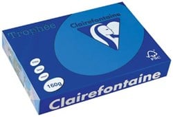 Clairefontaine papier gekleurd Trophée Intens A4 160 g 250 vel turkoois