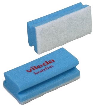 Vileda Spons Glitzi Quattro blauw