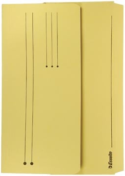 Pocketmap folio geel