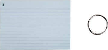 Exacompta gekleurde systeemkaarten, ft A6, gelijnd, pak van 50 stuks-2