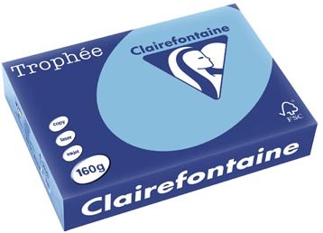 Clairefontaine Trophée Pastel gekleurd papier A4 160 gr 250 vel lavendelblauw