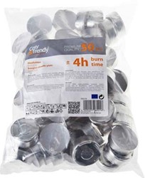 Cosy & Trendy theelichtjes 4H wit pak van 50 stuks