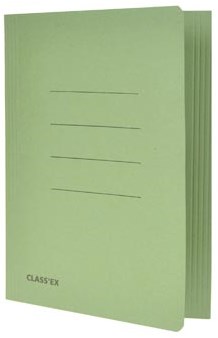 Dossiermap 18,2 x 22,5cm groen Classex ds/50
