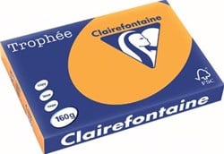 Gekleurd papier A3 160 gramoranje