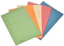 Dossiermappen karton folio geassorteerde kleuren