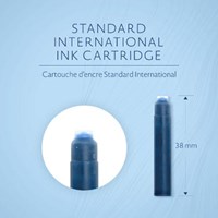 Inktpatroon Waterman internationaal Florida blauw-3