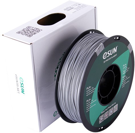 Filament PLA Plus ESun 1,75mm Zilver 1kg