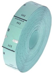 Ticketrollen blauw