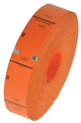Ticketrollen oranje