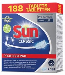 Vaatwastabletten Sun Professional Classic 188 stuks