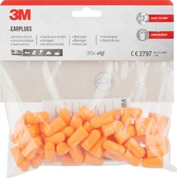 3M oordoppen 1100 geluidsdemping to 37 dB blister van 30 stuks