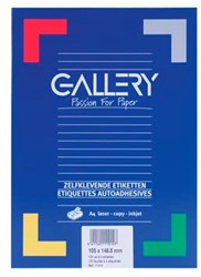 Gallery universele etiketten 105 x 148,5mm 4 etiketten per vel