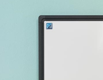 Smit Visual Softline whiteboard emaille magnetisch zwart profiel 60 x 90 cm-2
