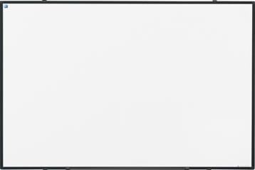 Smit Visual magnetisch whiteboard Softline, gelakt staal, zwart, 60 x 90 cm