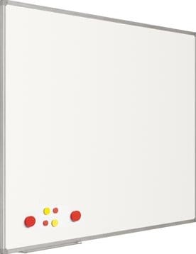 Groot whiteboard 100x100 cm gelakt staal Smit Visual