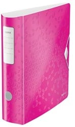 Ordner A4 rug van 8 cm roze Leitz WOW Active