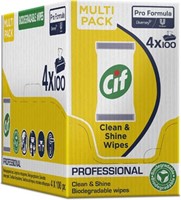 Reinigingsdoekjes CIF Pro formula Multi Clean&Shine 100 stuks-2