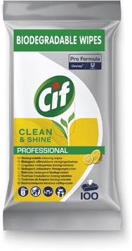 Reinigingsdoekjes CIF Pro formula Multi Clean&Shine 100 stuks